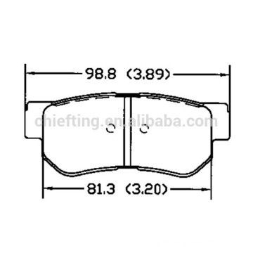 FDB4247 GDB3432 58302-38A10 58302-3KA51 D813 58302-17A00 für Kia Bremsbelag